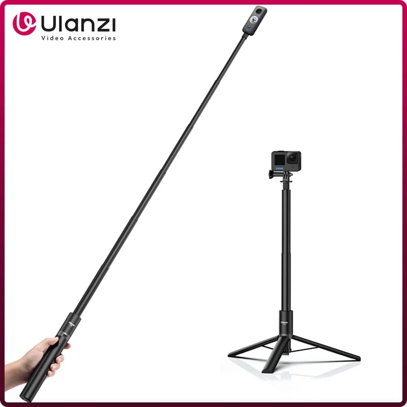 Ulanzi TT52 1.5m Selfie Stick treppiede per Insta360 X4 X3 X2 per Gopro Hero 12 11 10 9 Action Camera Vlogging Outdoor Photography