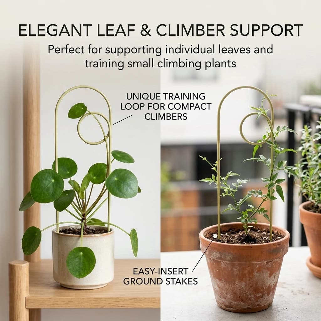 Climbing Plant Trellis Plant Support Garden Stake Stand Climbing Rack Metal Flower Trellis Frame Stand Holder Garden Decor