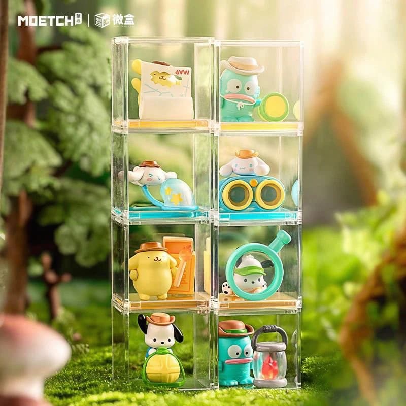 Sanrio Clownfish Hangyodon Little Explorer Series Blind Box Cinnamoroll Statuetta Decorativa da Scrivania Giocattolo per Bambini Regalo di Compleanno