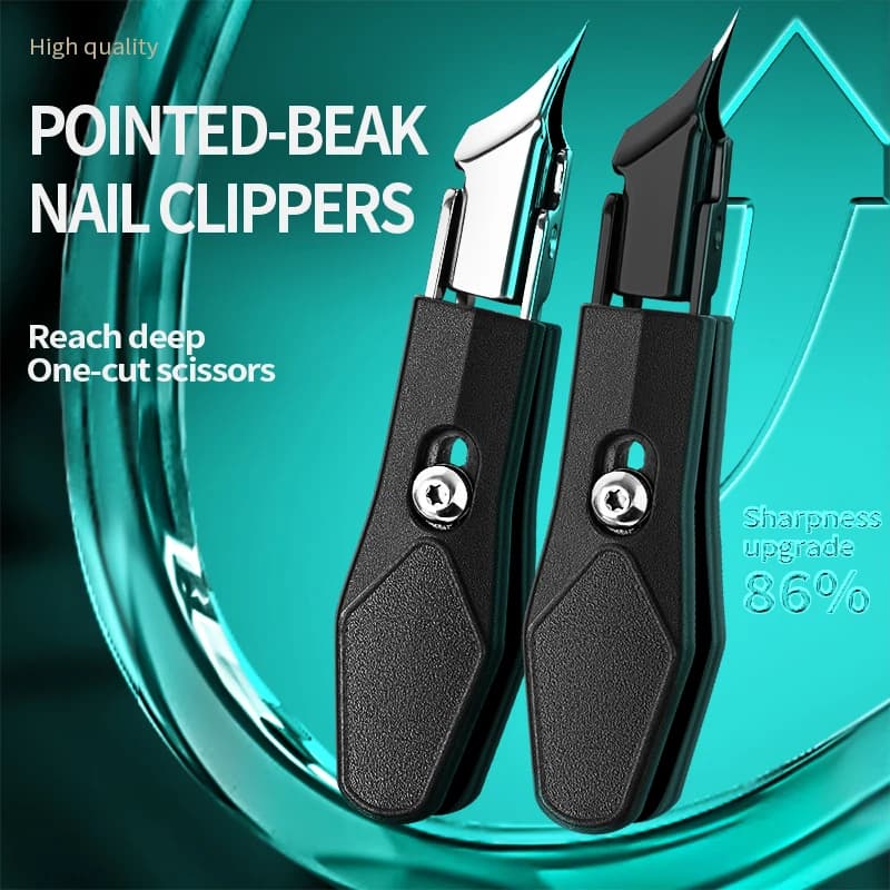1pc Nail cutters with eagle beak Diagonal nail cutters Precision nail cutters Professional pedicure grooming tools for foot care
