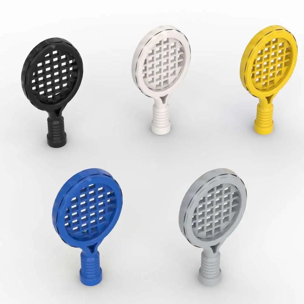 MOC 10PCS 93216 Puntelli Palmari Parte Mattoni Utensile Racchetta Da Tennis Building Blocks Assemblare Particelle Giocattoli Per Bambini Regali Di Compleanno