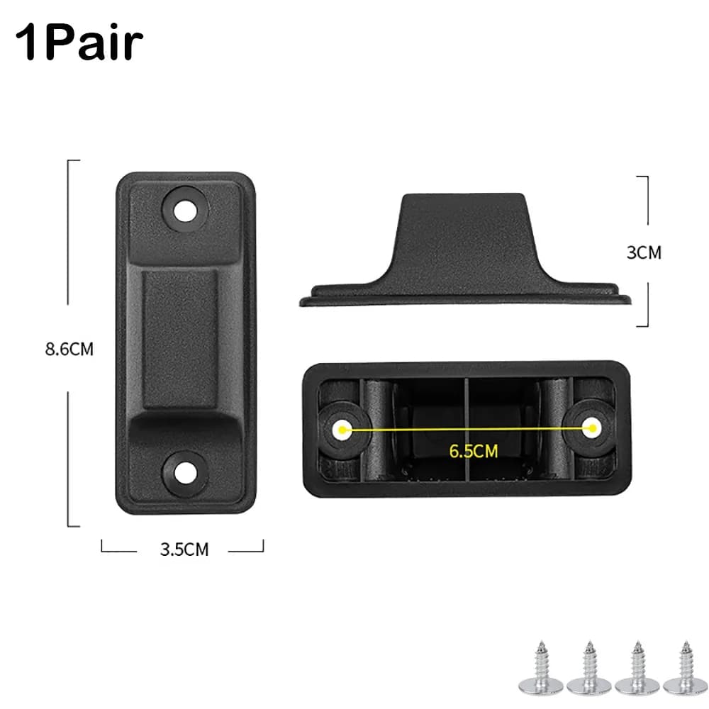 Feet Pads Plastic Luggage Feet Pads Black With Screws Luggage Bottom Stand Baggage Bottom Stand All Suitcase