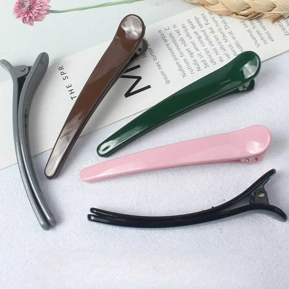 Grandi fermagli per capelli a coda di alligatore da 8 cm, eleganti fermagli a molla antirughe, gioielli per capelli, forcine, accessori per lo styling da salone