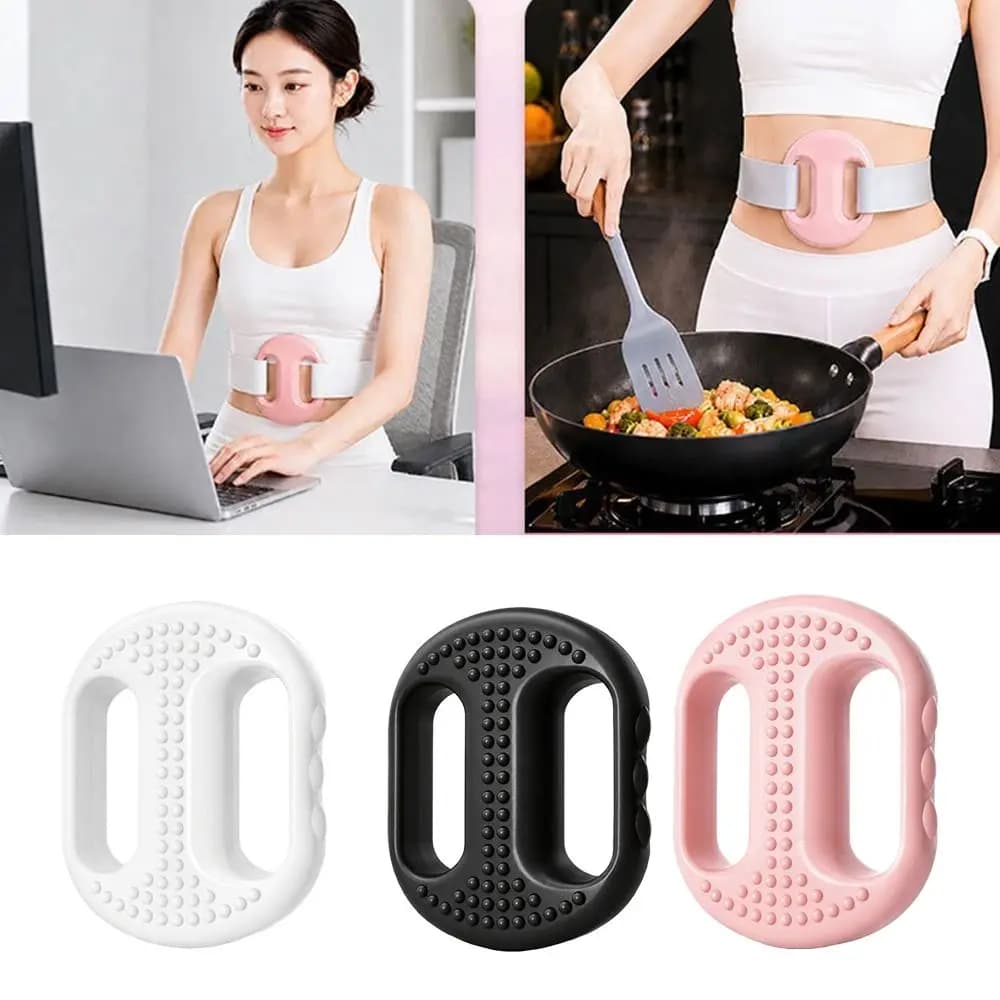 Full-Body Fascia Ring Deep Tissue Multifunctional Muscle Handheld Massager With Belt Hot Compress Fascia Massager Home Gym Use