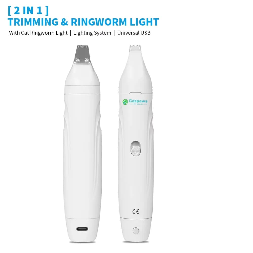 Anti-Snag Pet Grooming Clipper, R-Safe Blade Quiet Waterproof Type-C Fast Charging Cat Dog Paw Hair Trimmer