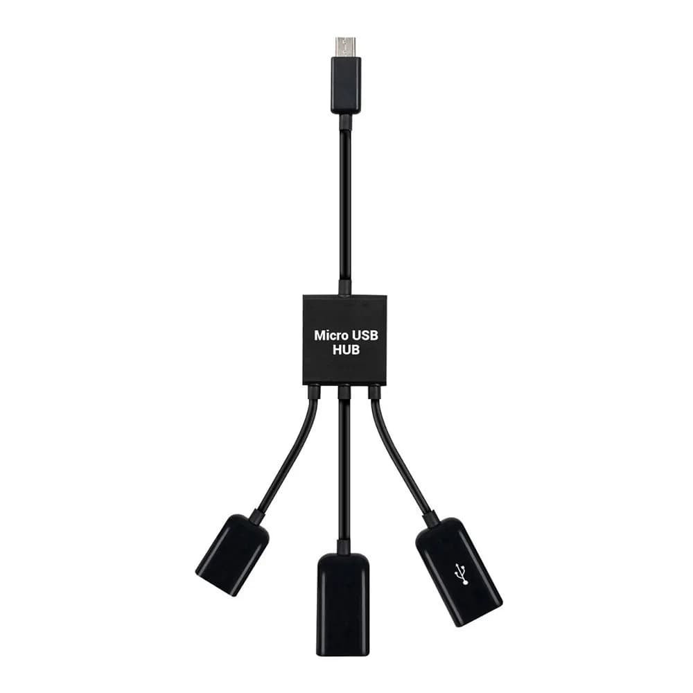 Adattatore hub OTG Micro USB TYPE-C 3 in1 per smartphone/tablet Splitter micro USB compatibile con Apple, Samsung, Lenovo, Asus