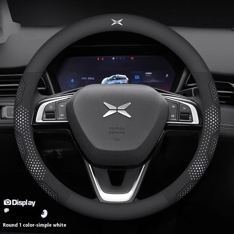 XPENG P5 P7 G3 G6 G9 X9 N5 F57 BETA Pelle scamosciata in microfibra di carbonio antiscivolo Coprivolante per auto Accessori auto