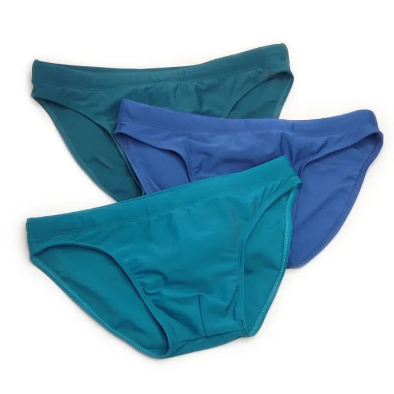 Costume da bagno semplice a triangolo piccolo in tinta unita con slip da spiaggia ad asciugatura rapida a coppa UXH096-1