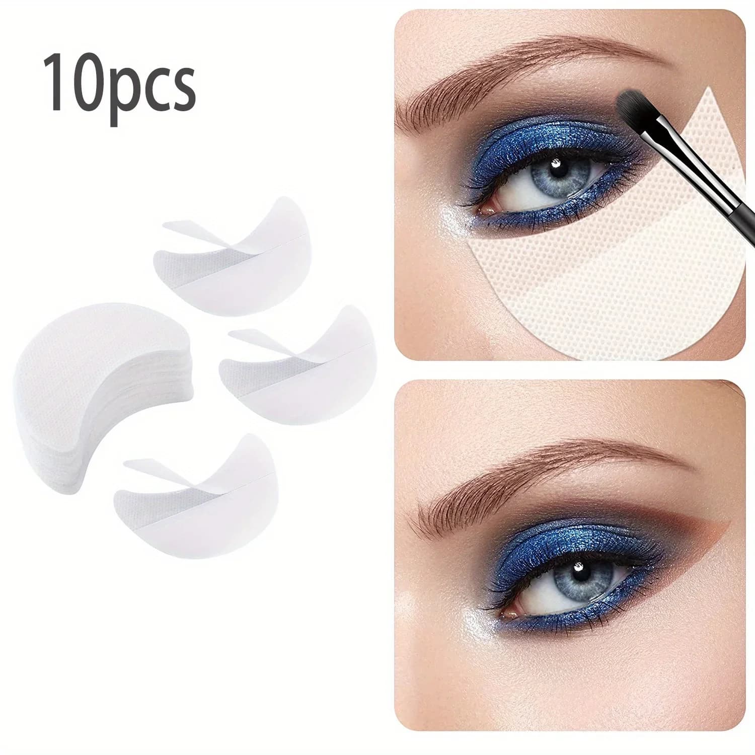 10/20Pc Eyeshadow Shields Gel Pad patch stencil for eye shadows to prevent makeup residues without hair for extension of eyelids