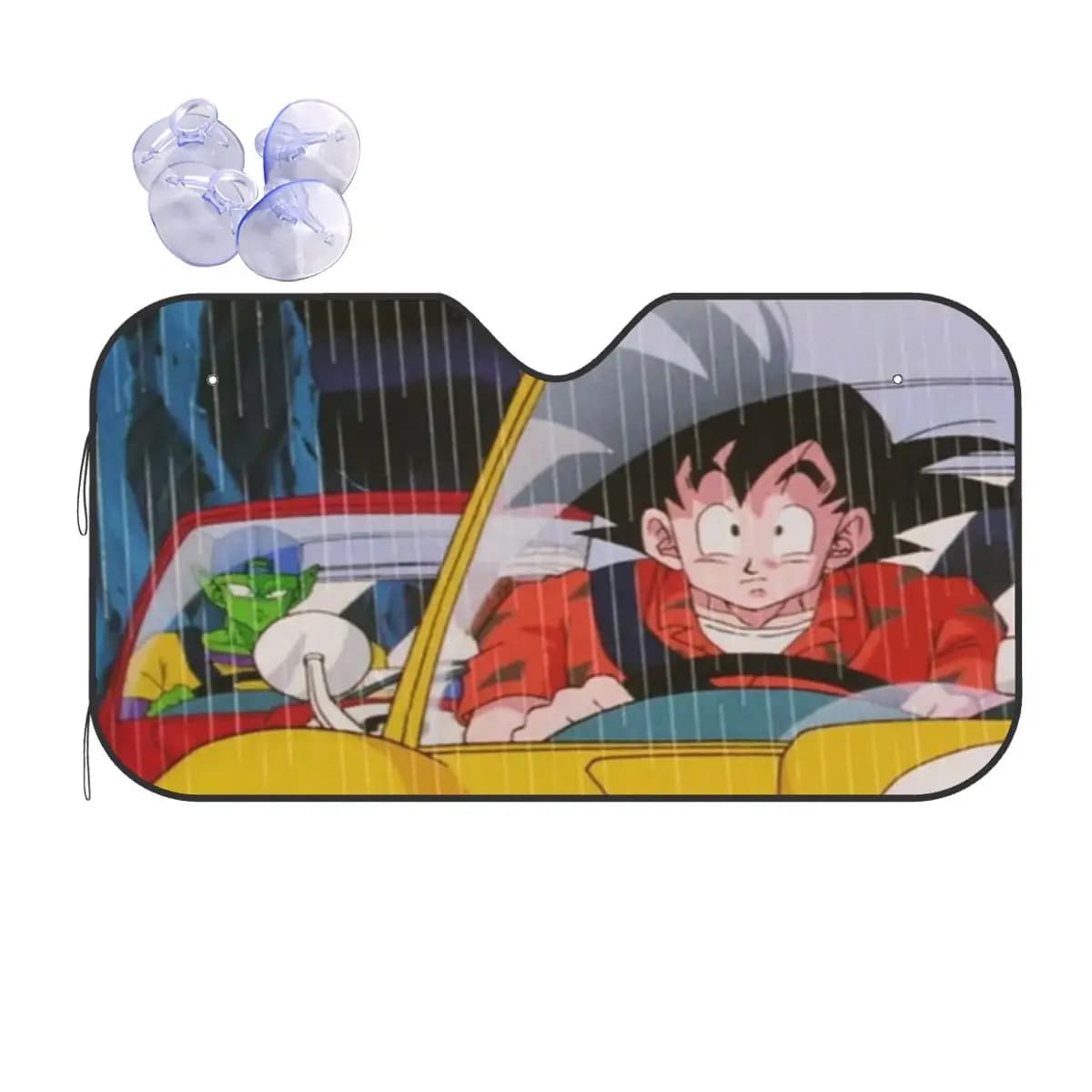 Dragon Ball Z Dragonball Anime Parabrezza pieghevole Parasole Foglio di alluminio Copertura per parabrezza per finestrino dell'auto Accessori Coperture