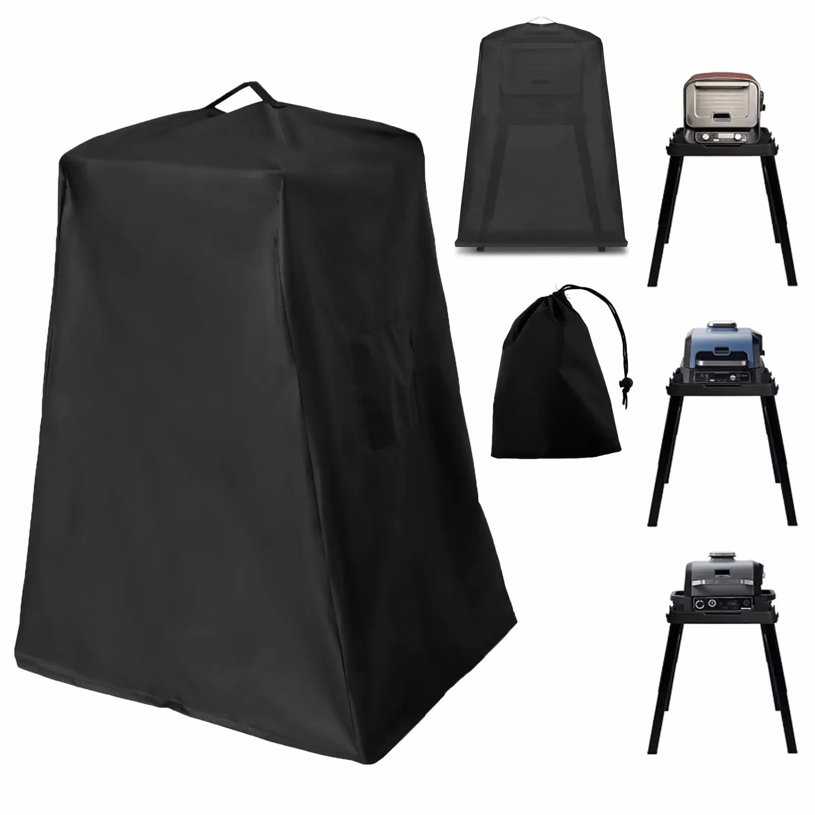 Pizza Oven Cover Waterproof 210D Oxford Cloth Portable Outdoor Grill Oven Protective Cover Camping Outdoor Garden BBQ Accessorie