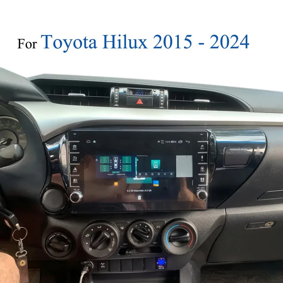 Android 14 Per Toyota Hilux 2015 2016 2017 2018 2019 2020 Auto Autoradio Stereo Video Audio A/V Unità Principale PC Tablet RDS Carplay