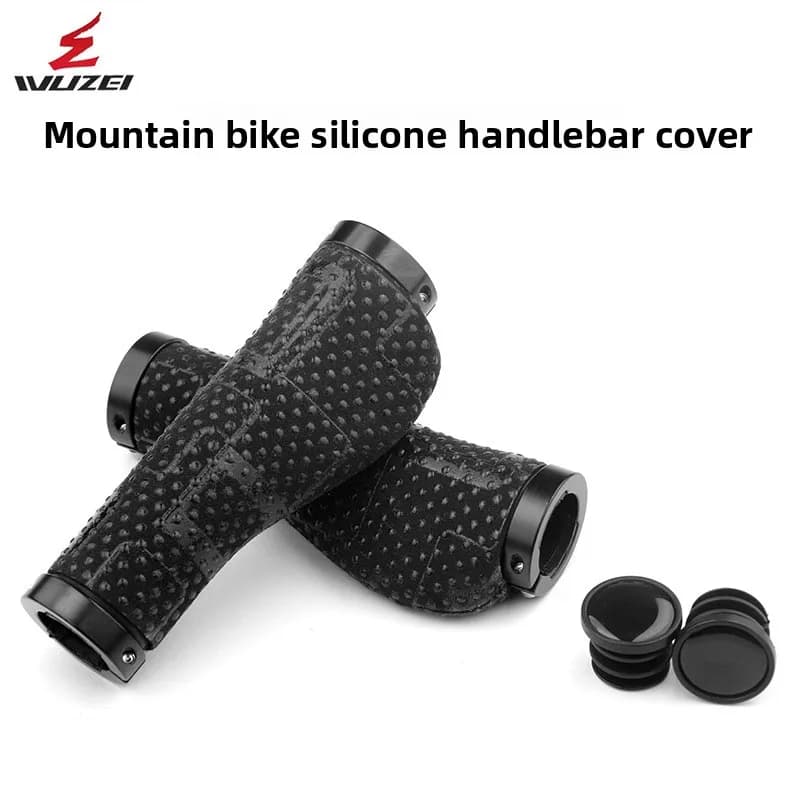 WUZEI Impugnature per Bicicletta in Silicone Super Ergonomiche, Guanti con Impugnatura a Polpetta per Mountain Bike, Fornitura Transfrontaliera