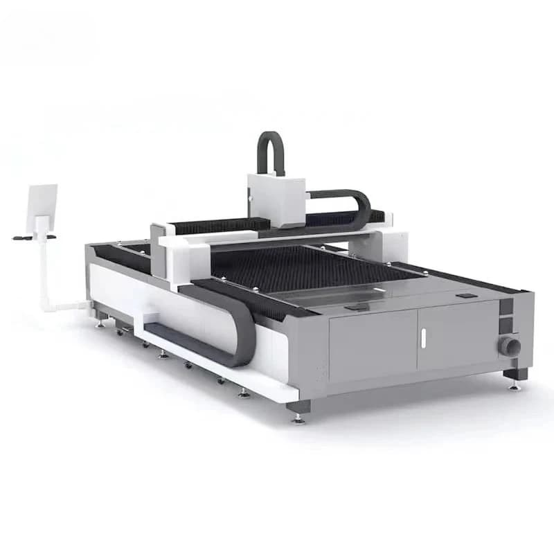 Nuova Macchina da Taglio Laser a Fibra da 1000W 1500W 2kW 3kW per Taglio di Lamiere Metalliche