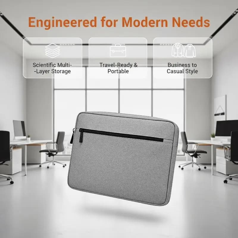 Laptop Sleeve Shockproof Durable Water Resistant Notebook Cover Multi Colors for 13.3 15 Inch Laptops Business Office