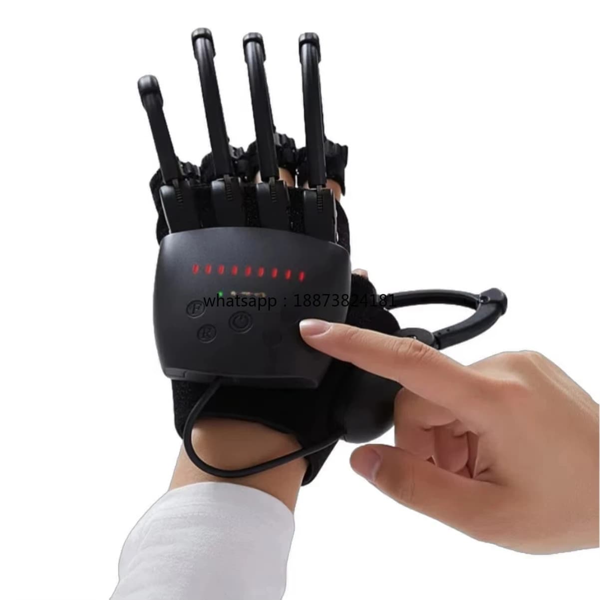 Robot Gloves for Hand Stroke Therapy & Elderly Hemiplegia Recovery Finger Rehabilitation Training for Paralyzed Hand Massages fa