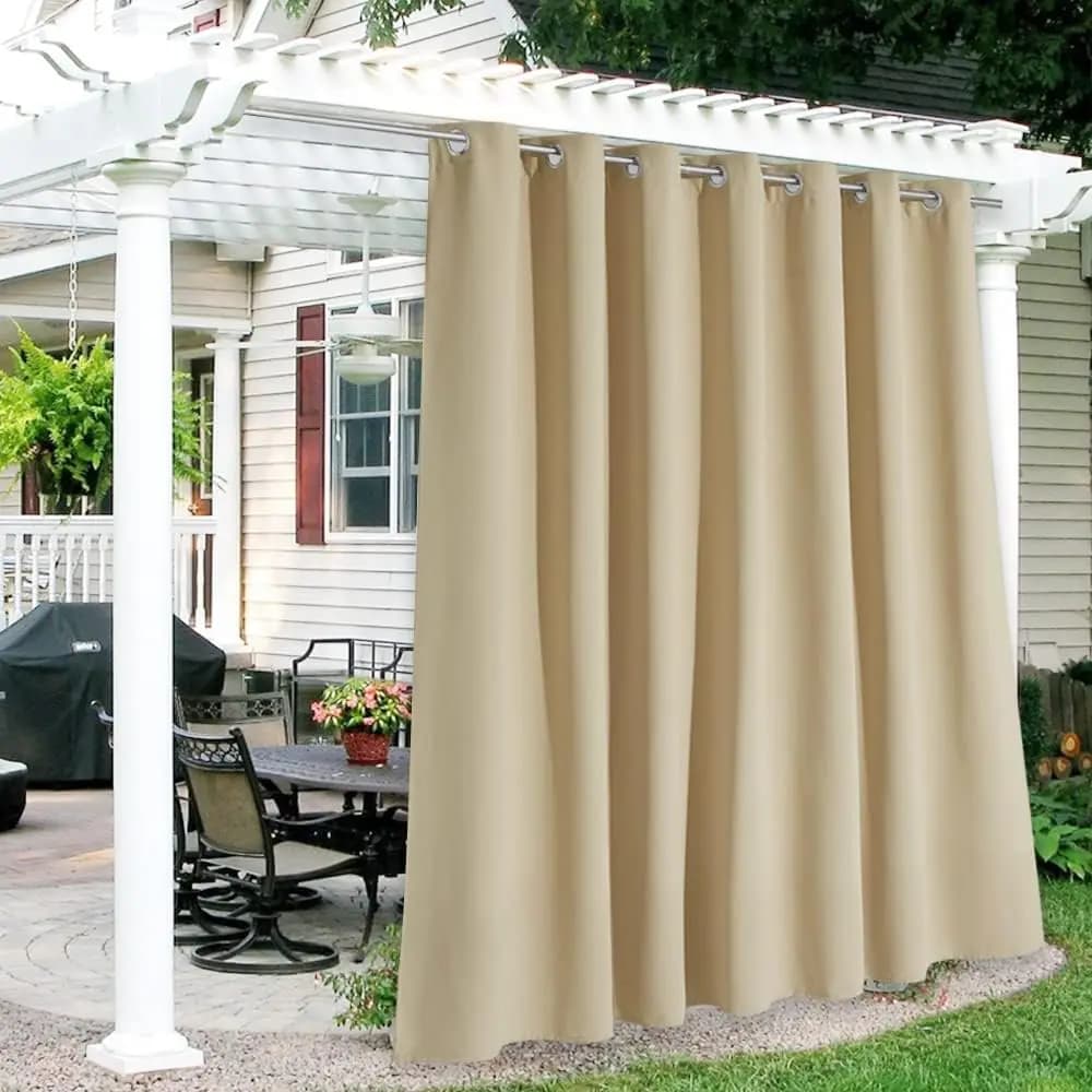 Tende da Esterno Extra Larghe per Patio, Impermeabili, Resistenti, Termoisolanti, Copertura Completa per Privacy, per Gazebo e Cabana