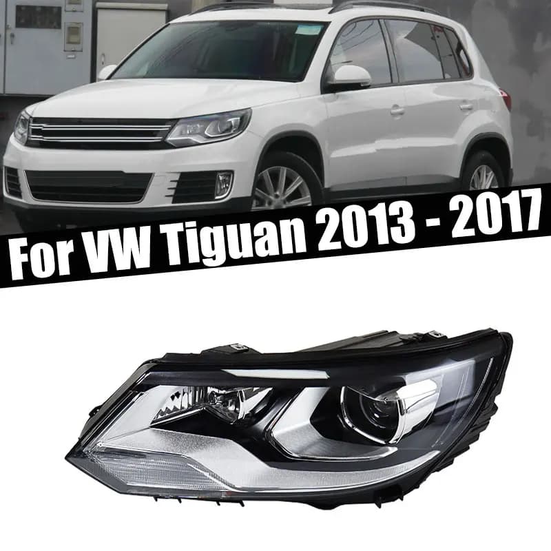 For Volkswagen VW Tiguan 2013 2014 2015 2016 2017 Car Front Bumper Halogen Headlight Signal Lamp Headlamp Cover Shell Auto Parts