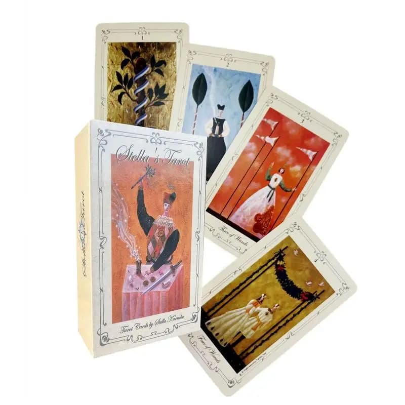 Carte dei tarocchi inglesi per divinazione Uso personale Poker Size Occulto Stella Tarocchi Oracle Deck Vendita calda Giochi da tavolo romantici