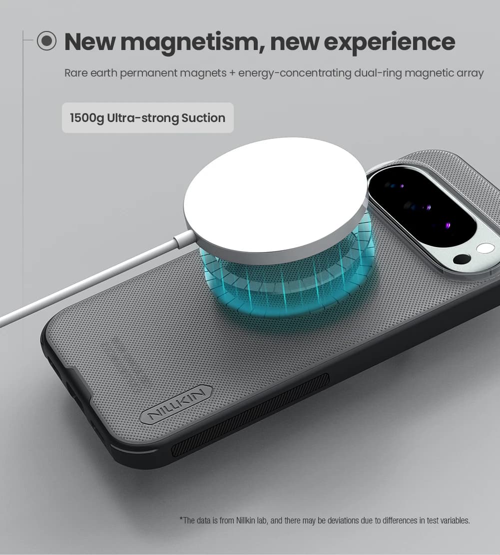 Per Google Pixel 10 Pro XL/10 Pro/10/9 Pro XL/9 Pro/9 5G Custodia Nillkin Frosted Pro Magnetic Adattare Magsafe Opaco copertura posteriore completa