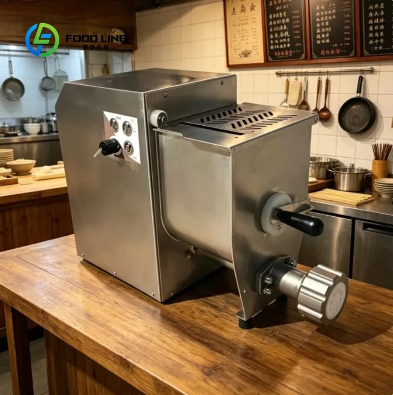 Professional Automatic Pasta Machine Stainless Steel with Large Output, Smart Touch Panel for Restaurants, Central Kitchens