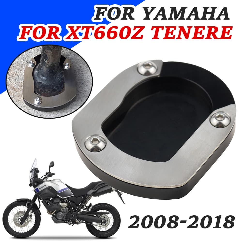 Per YAMAHA XT660Z TENERE XT 660 Z XT 660Z XTZ 660 accessori moto cavalletto laterale ingrandisci estensione Pad mensola cavalletto