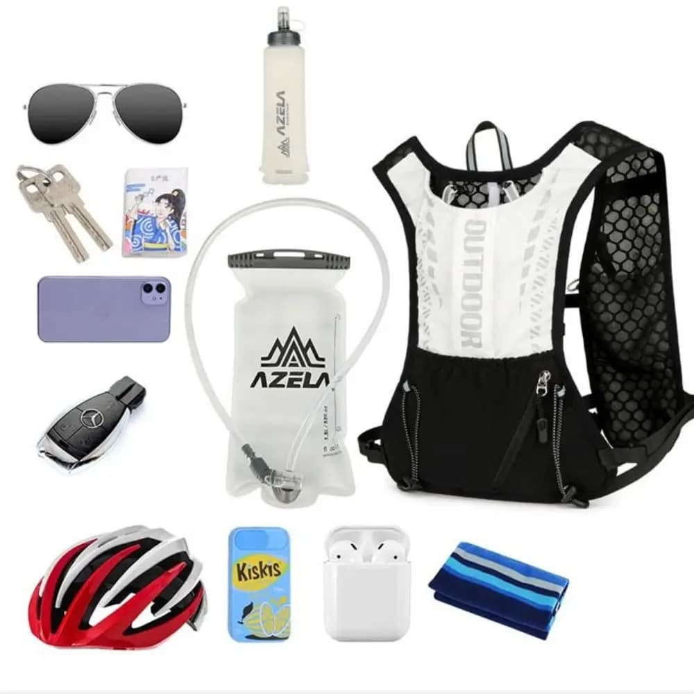 Running vest for light hydration Reflective design Breathable hydration package Convenient multifunctional vest for bicycle bag