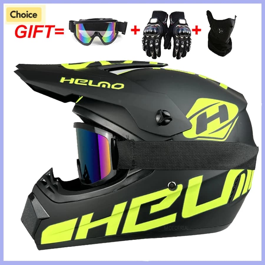 Casco moto integrale Moto fuoristrada Spedizione gratuita Invia 3 regali Caschi Downhill AM DH Cross Capacete Motocross Casco