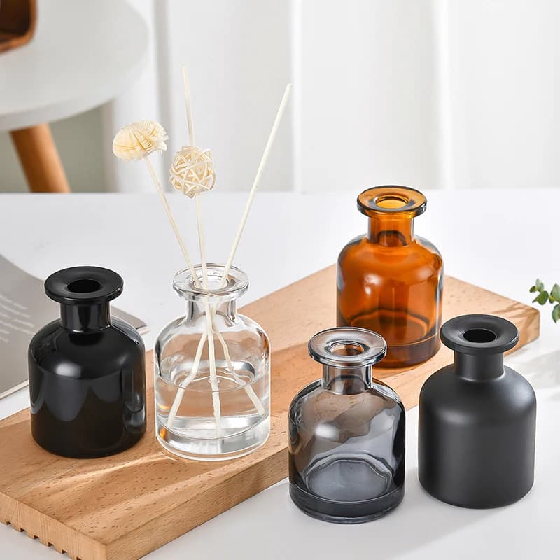 1 pz 50 ml casa diffusore di fragranza bottiglia regali del partito contenitore di vetro reed diffusore bottiglia di olio essenziale diffusori di olio bastoncini
