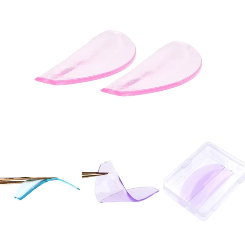 1Pair Ultra Slim Silicone Eyelashes Perm Pad 3D Eyelashes Shield Lifting Eyelashes Bigodino Accessories Applicator Makeup Tools