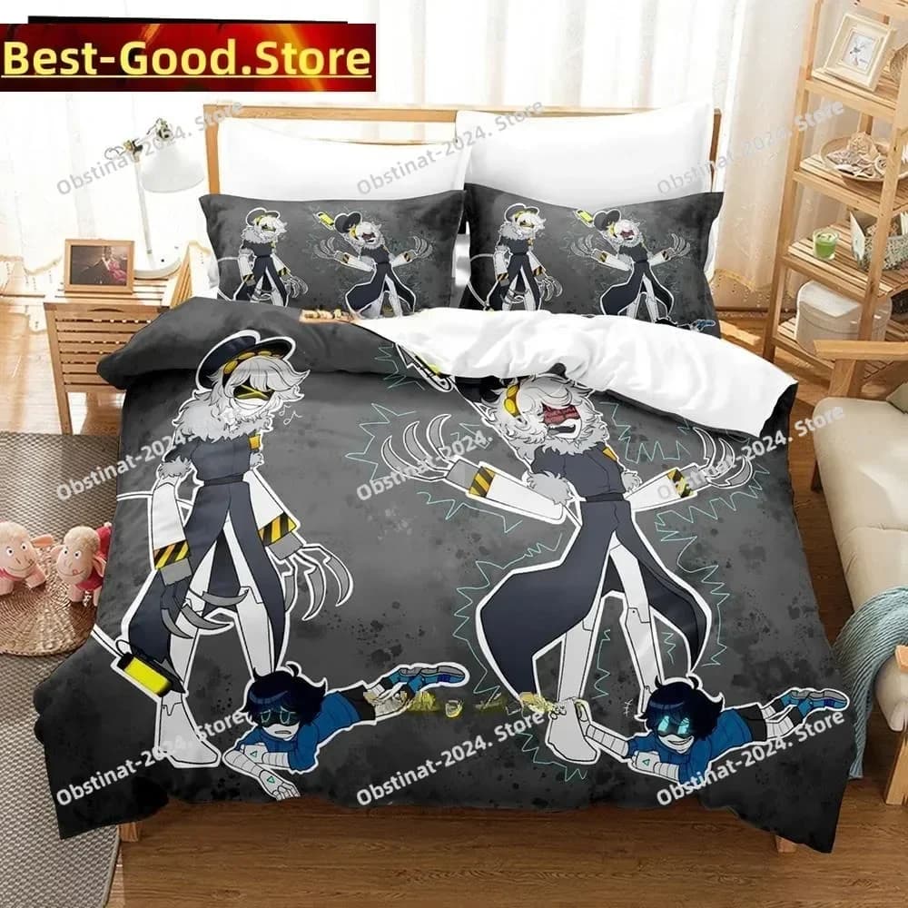 Set biancheria da letto Fashion 3D Anime Murder Drones Set letto stampato con federa Copripiumino singolo matrimoniale Queen Super King Size