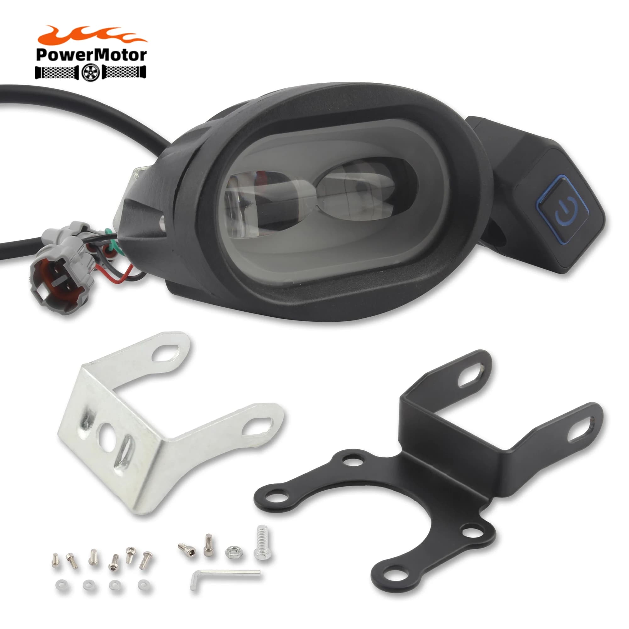For accessories Surron front bike light switch with plug bracket Motocross parts for SURRON Light Bee electric bike