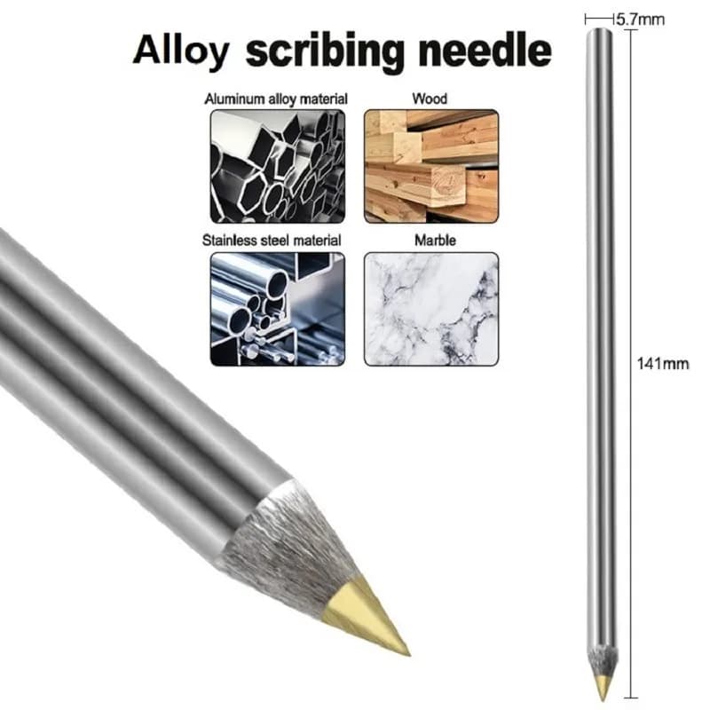 Alloy Drawing Pen Metal Drawing Pen Wood Glass Tiles Matita Cutting Pen Metal Processing Manual tools for woodworking