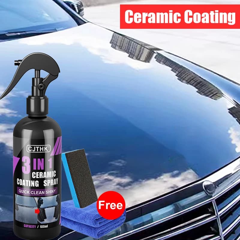 Rivestimento Ceramico Nano 3 in 1 per Auto, Agente Lucidante Idrofobico per Vernice, Rivestimento Nanos P1