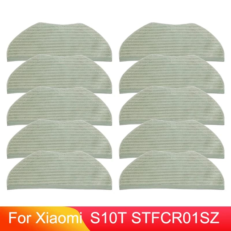 Pulizia panni Mop sostituzione per XIAOMI MIJIA S10T muslimanti-avvolgimento spazzamento straccio stracci sostituibili accessorio di stoffa