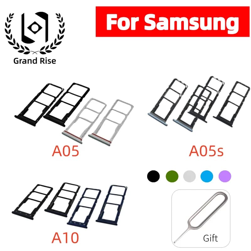 Slot per vassoio scheda SIM per Samsung Galaxy A05 A05S A06 A10 Supporto per cassetto con chip per scheda SIM Micro SD