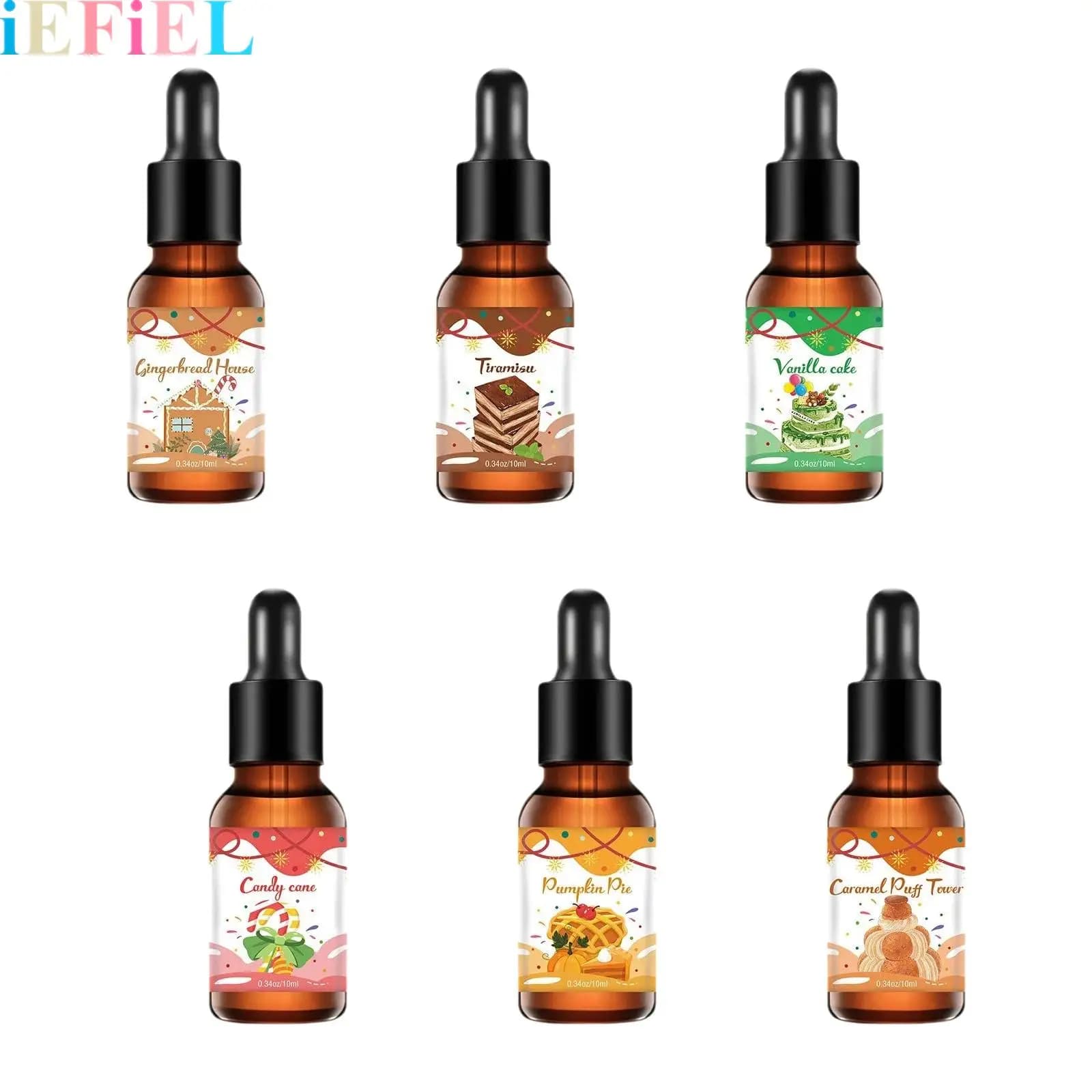 Set di oli essenziali per panetteria con olio profumato natalizio, sapone per candele, set di oli essenziali per le vacanze