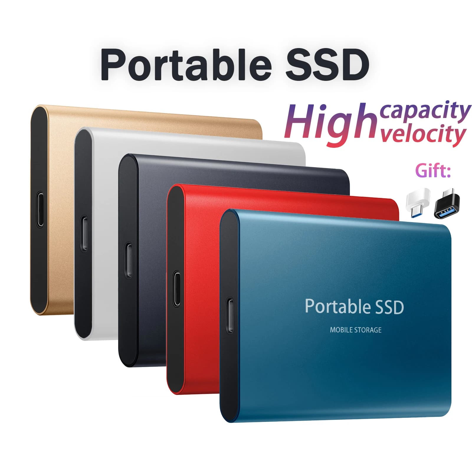 128TB Portable External Hard Drive USB 3.0 HDD for PC Laptop Mac Xbox PS4 PS5 Storage Expansion High Speed Large Capacity