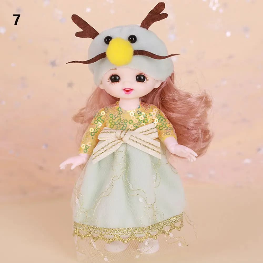 Accessori per Corpo BJD 1/12 Molly, Vestiti per Bambole Obitsu 11 Ob11 16~17cm, Bellissimo Outfit, Costume da Animale