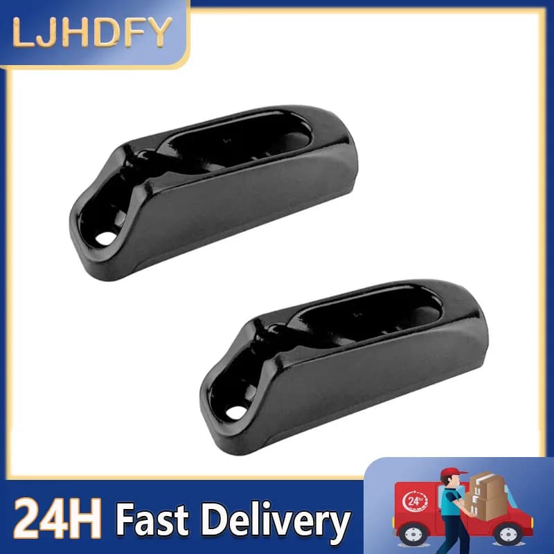 2pcs Fishing Boat Yacht Marine Accessories Nylon Jams Cleat -Locking Rope Cord Tensioner Runner for Outdoor Safety Canoeing