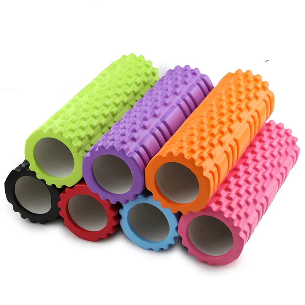Yoga column massager for deep fabrics roller for physical therapy block for massage Fitness foam roller with massage ball