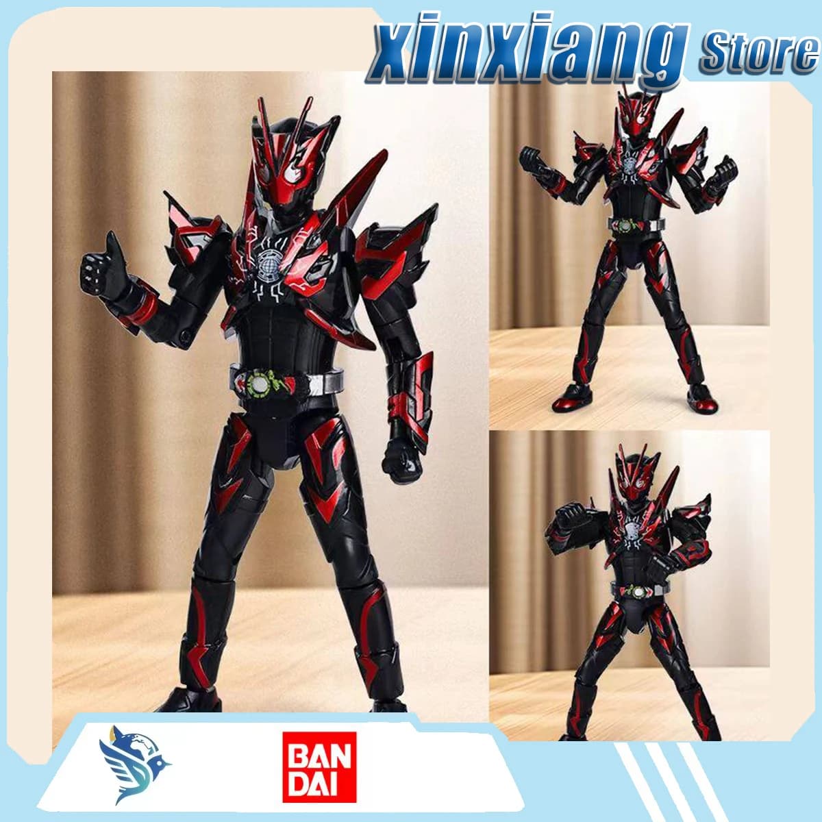 Bandai Kamen Rider Attractive doll figurine Flexible robot Trendy toys Gifts suitable for giving to friends Decorative items