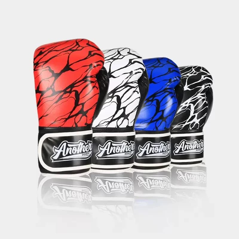 16OZ MMA Muay Thai Boxing Gloves PU Leather Durable Punching Gloves for Sparring Heavy Bag Training Fitness Exercise Equipment