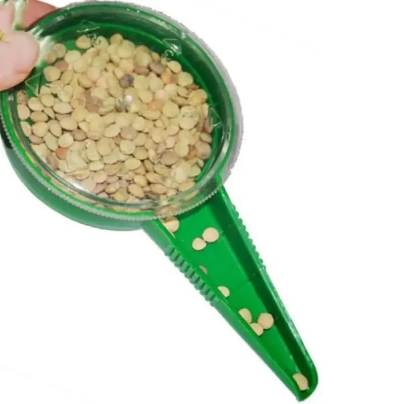 2pcs Seed Dispenser Sower Seed Spreader Flower Seeder Tool Adjustable Garden Planter Hand Dial Grass Seeder for Gardening Sowing