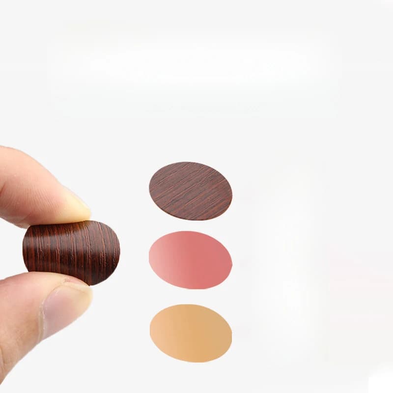 Three-in-one self-adhesive hole cover for furniture cabinets, conceals screw holes, dust-proof cover