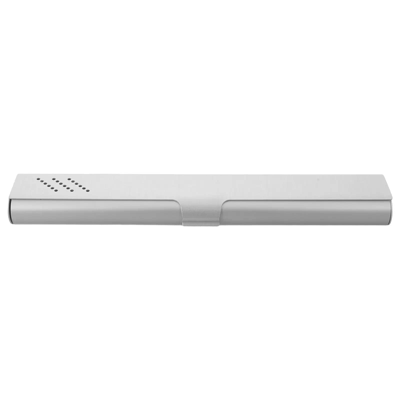 Aluminum Toothbrush Case Portable Travel Holder Manual Tooth Brush Container Slim Ventilated Storage Box for Camping Commuting