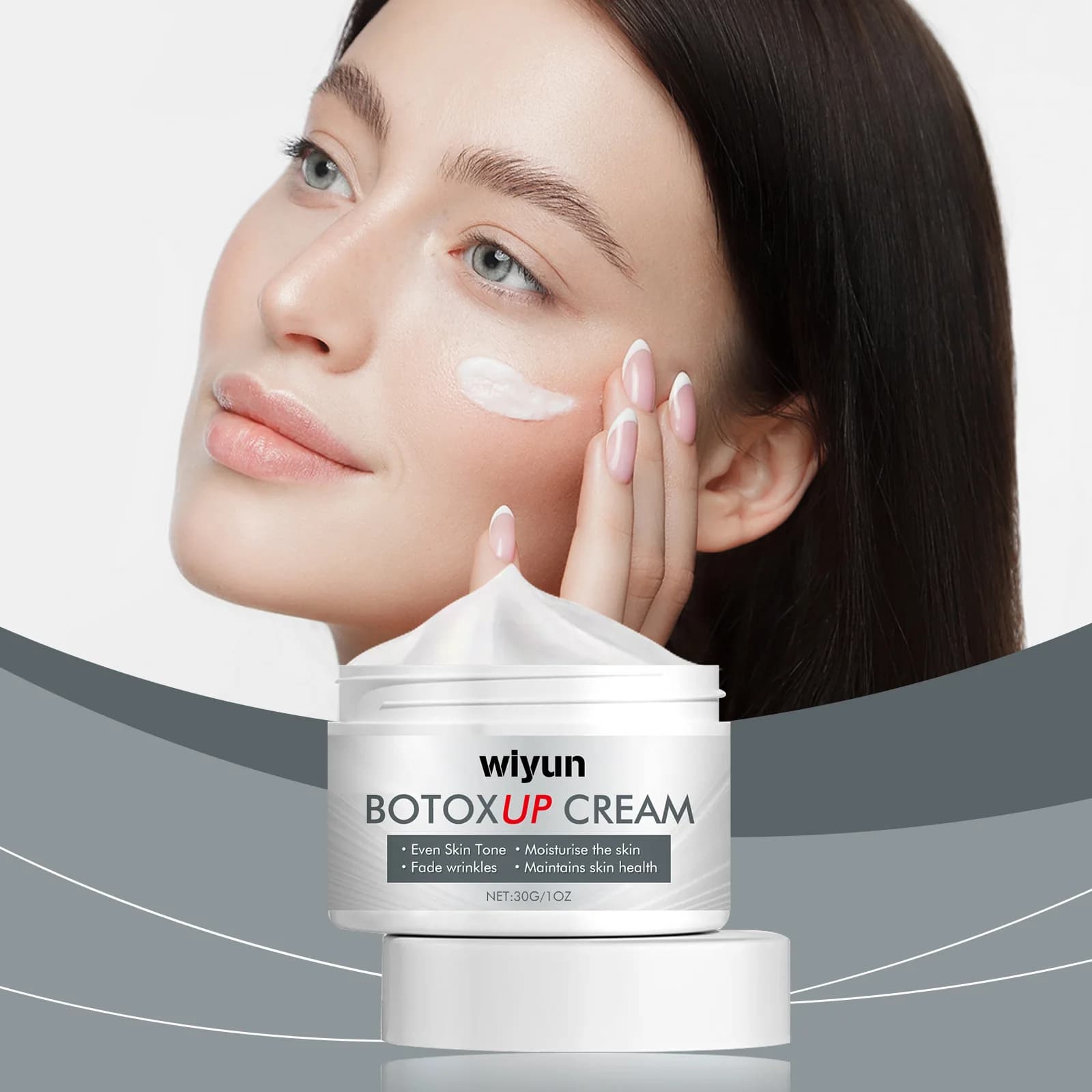 Crema viso antirughe istantanea Anti invecchiamento rassodante Lifting dissolvenza linee sottili sbiancante idratante schiarire stringere la cura della pelle