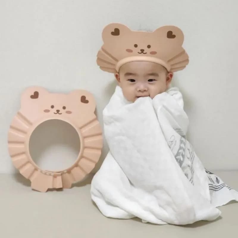 ins stile shampoo per bambini magico per bambini tappo con blocco dell'acqua shampoo protezione per le orecchie dei capelli cuffia per doccia da bagno per bambini shampoo impermeabile c