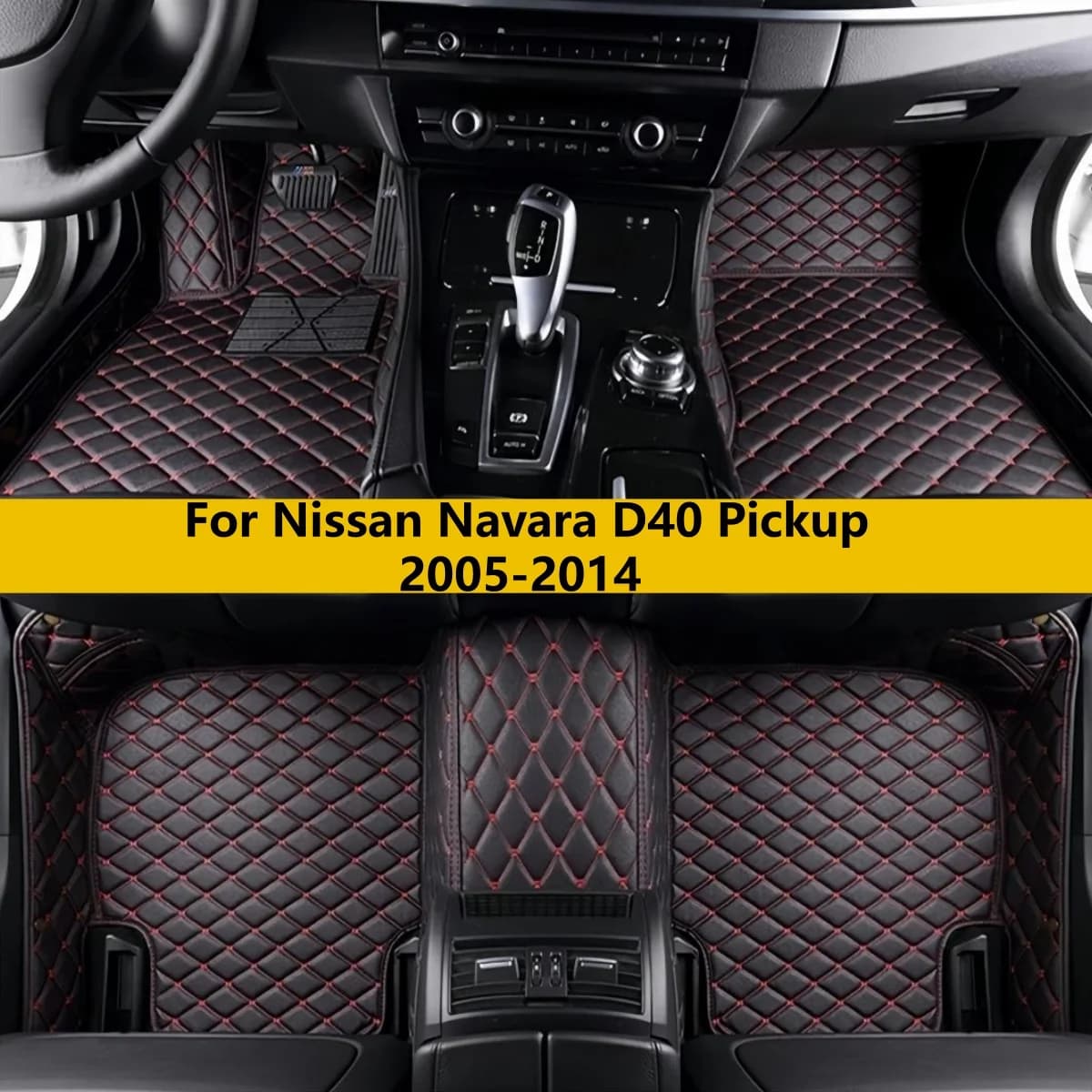 Car Floor Mats For Nissan Navara D40 Pickup 2005 2006 2007 2008 2009 2010 2011 2012 2013 2014 Carpets Rugs Foot Pads Accessories