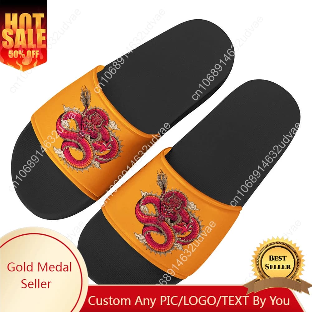 Men's Water Shoes Women's Teenagers Children's Sandals Bathroom Beach Customized Summer Slippers